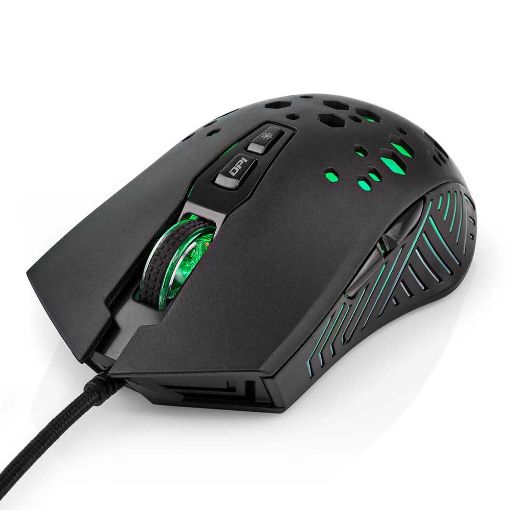 Εικόνα της Ποντίκι Nedis Gaming RGB Black GMWD410BK