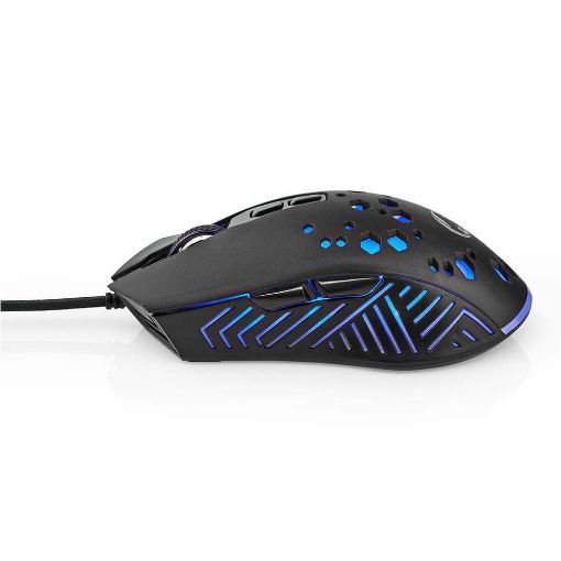 Εικόνα της Ποντίκι Nedis Gaming RGB Black GMWD410BK