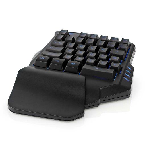 Εικόνα της KeyPad Nedis Gaming RGB Black GKBDS110BK