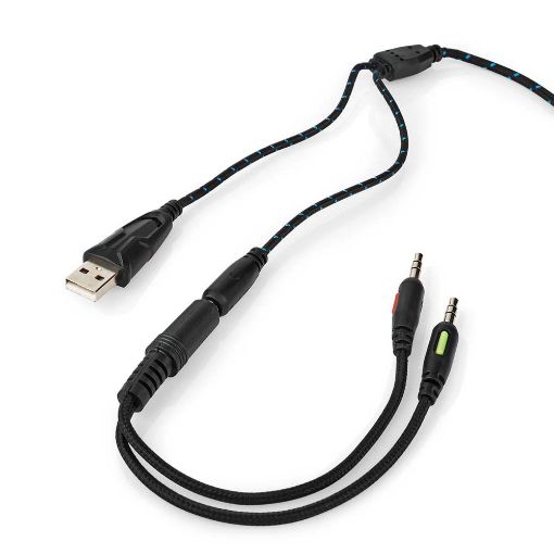 Εικόνα της Gaming Headset Nedis with LED Light Black GHST250BK