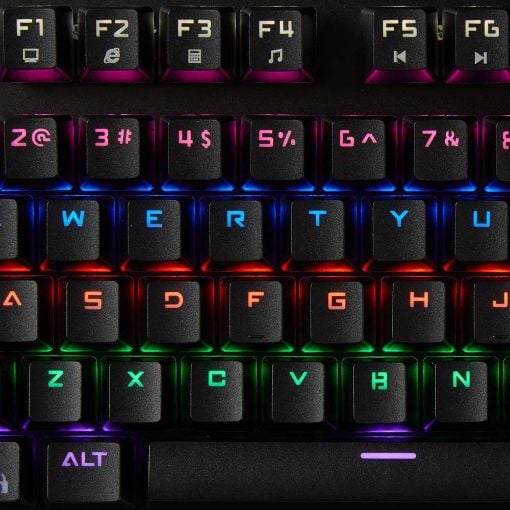 Εικόνα της Πληκτρολόγιο Nedis Mechanical RGB (US) Black GKBD400BKUS