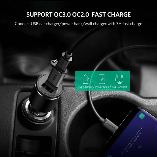 Εικόνα της Adapter Ugreen USB 3.0 to USB-C 3.1 M/F Grey 50533