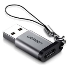 Εικόνα της Adapter Ugreen USB 3.0 to USB-C 3.1 M/F Grey 50533