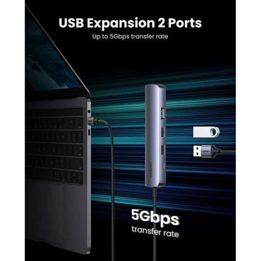 Εικόνα της Ugreen CM418 Multi-Function Converter Type-C Gray 10919