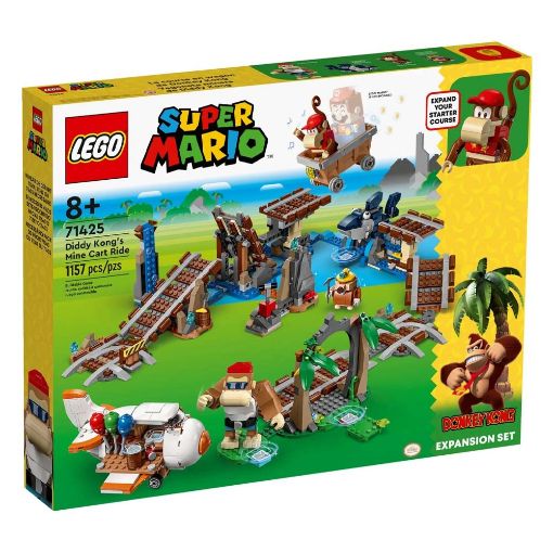 Εικόνα της LEGO Super Mario: Diddy Kong's Mine Cart Ride Expansion Set 71425