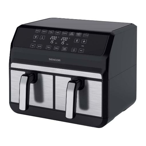 Εικόνα της Φριτέζα Αέρος Sencor Vita Διπλή 8lt 1700W Black SFR 9500SS