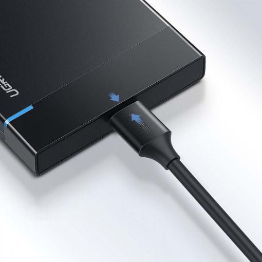 Εικόνα της Καλώδιο Ugreen US312 USB-C to WD-USB 1m Black 20103
