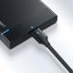 Εικόνα της Καλώδιο Ugreen US312 USB-C to WD-USB 1m Black 20103
