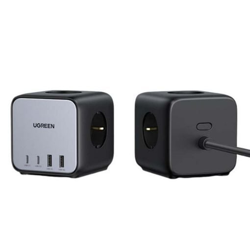 Εικόνα της Πολύπριζο Ugreen CD268 3 Θέσεων & GaN Charging Station 65W Black 60113