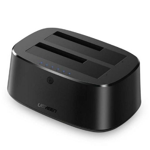 Εικόνα της Docking Station Ugreen CM198 2.5/3.5" USB 3.0 Black 50857
