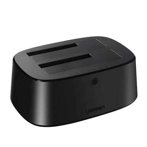 Εικόνα της Docking Station Ugreen CM198 2.5/3.5" USB 3.0 Black 50857