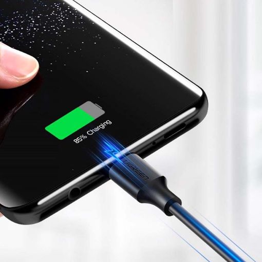 Εικόνα της Καλώδιο Ugreen US184 USB to USB-C 1m Black Nickel 20882