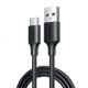Εικόνα της Καλώδιο Ugreen US184 USB to USB-C 1m Black Nickel 20882
