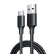 Εικόνα της Καλώδιο Ugreen US184 USB to USB-C 1m Black Nickel 20882