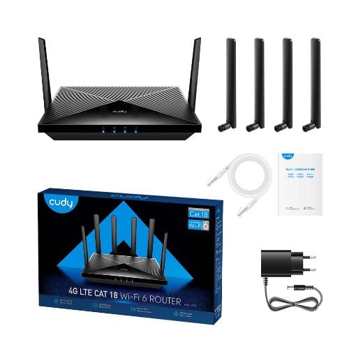 Εικόνα της Router Cudy LT18 AX1800 4G Whole Home Mesh WiFi 6 Dual-Band