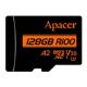 Εικόνα της Κάρτα Μνήμης MicroSDXC Class 10 Apacer R100 128GB UHS-I U3 V30 A2 + SD Adapter