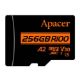 Εικόνα της Κάρτα Μνήμης MicroSDXC Class 10 Apacer R100 256GB UHS-I U3 V30 A2 + SD Adapter