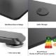 Εικόνα της Gaming Desk Eureka Ergonomic 47" Black ERK-IOD-47B-V2