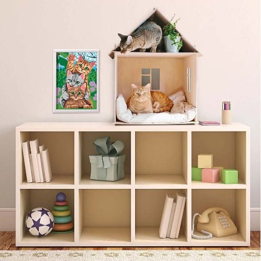 Εικόνα της AS Company - Paint & Frame Ζωγραφίζω με Αριθμούς, Funny Kitties 1038-41010