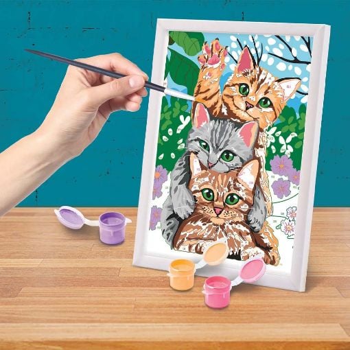 Εικόνα της AS Company - Paint & Frame Ζωγραφίζω με Αριθμούς, Funny Kitties 1038-41010