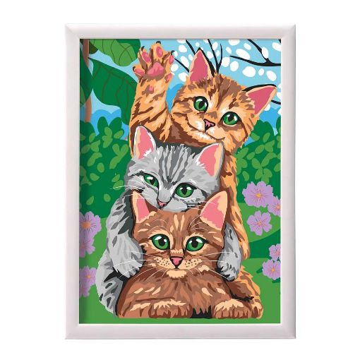 Εικόνα της AS Company - Paint & Frame Ζωγραφίζω με Αριθμούς, Funny Kitties 1038-41010