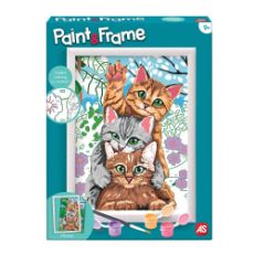 Εικόνα της AS Company - Paint & Frame Ζωγραφίζω με Αριθμούς, Funny Kitties 1038-41010