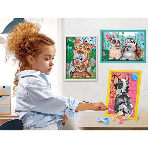 Εικόνα της AS Company - Paint & Frame Ζωγραφίζω με Αριθμούς, Cute Bunnies 1038-41011