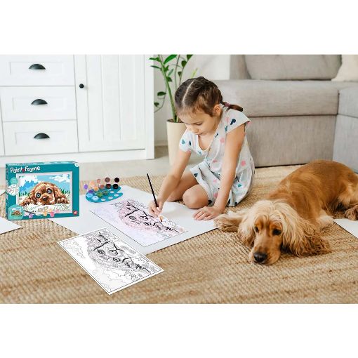 Εικόνα της AS Company - Paint & Frame Ζωγραφίζω με Αριθμούς, Loving Puppy 1038-41012