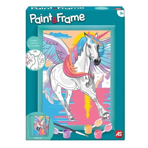 Εικόνα της AS Company - Paint & Frame Ζωγραφίζω με Αριθμούς, Magic Unicorn 1038-41016