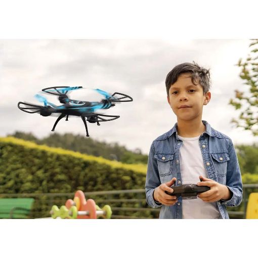Εικόνα της Silverlit - Τηλεκατευθυνόμενο Drone Flybotic Stunt Blue/Black 7530-84841