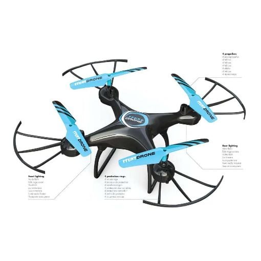 Εικόνα της Silverlit - Τηλεκατευθυνόμενο Drone Flybotic Stunt Blue/Black 7530-84841