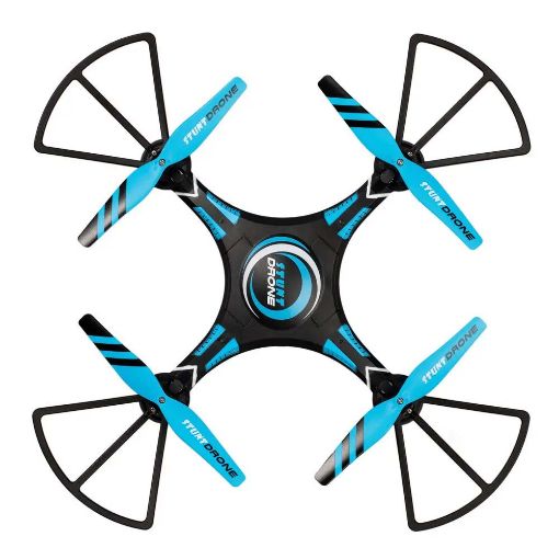 Εικόνα της Silverlit - Τηλεκατευθυνόμενο Drone Flybotic Stunt Blue/Black 7530-84841