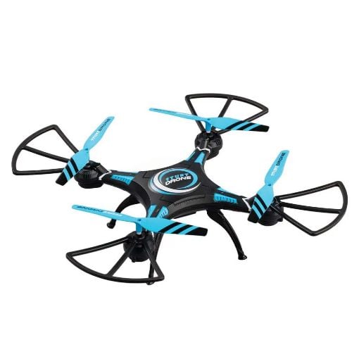 Εικόνα της Silverlit - Τηλεκατευθυνόμενο Drone Flybotic Stunt Blue/Black 7530-84841