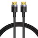 Εικόνα της Καλώδιο Baseus Cafule HDMI v2.0 M/M 2m Black CADKLF-F01