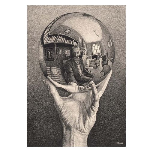 Εικόνα της Clementoni - Puzzle Novo Art Stories, Escher: Χέρι Με Ανακλαστική Σφαίρα 1000pcs 1260-39753