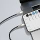 Εικόνα της Καλώδιο Baseus Metal Braided USB-C to Lightning 1m Black CATLJK-A01