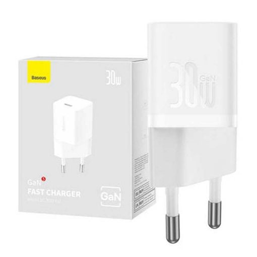 Εικόνα της Φορτιστής Baseus GaN5 USB-C 30W White CCGN070502