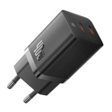 Εικόνα της Φορτιστής Baseus GaN5 Dual USB-C 40W Black CCGP180101
