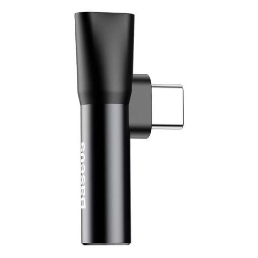 Εικόνα της Audio Adapter Baseus USB-C to Mini 3.5mm/ USB-C F/F Black CATL41-01