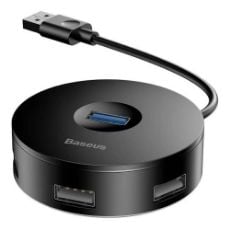 Εικόνα της Baseus Round Box USB 3.0 Black CAHUB-F01
