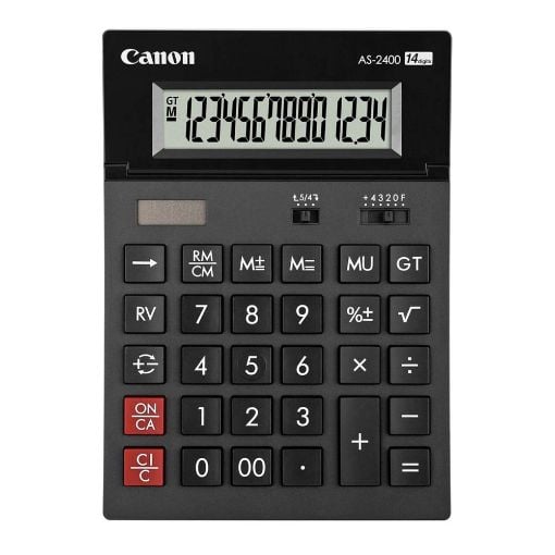 Εικόνα της Αριθμομηχανή 14 Ψηφίων Canon AS-2400 4585B001AB