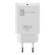 Εικόνα της Φορτιστής Cellular Line Type-C 20W White ACHIPHUSBCPD20WW