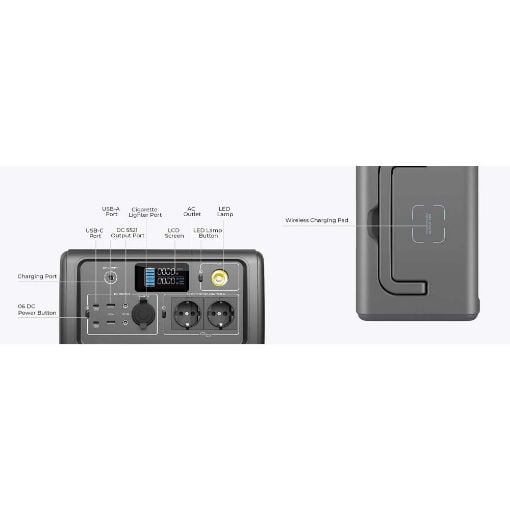 Εικόνα της Portable Power Station Bluetti EB70 (716Wh) EB70-EU-GY-BL-00