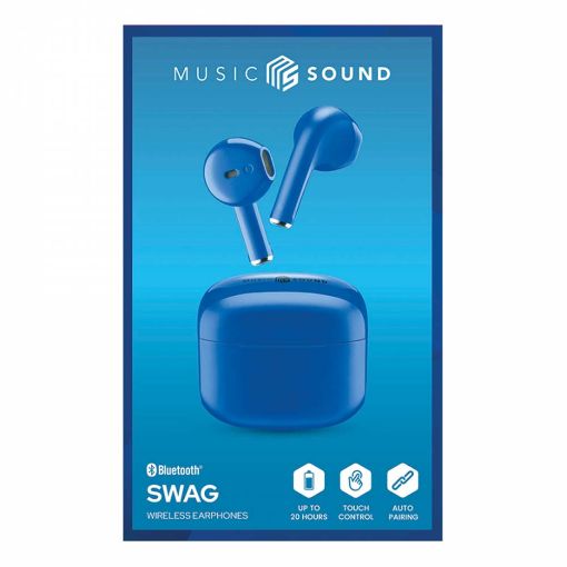 Εικόνα της Earphones Cellular Line Swag TWS Bluetooth Blue BTMSTWSSWAGB