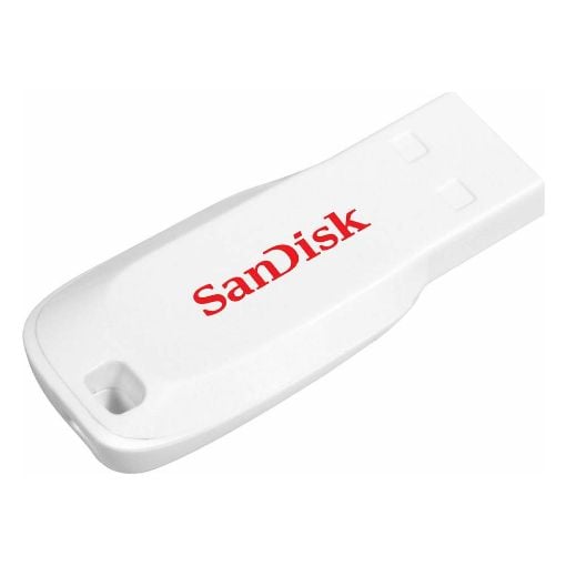 Εικόνα της SanDisk Cruzer Blade 16GB White SDCZ50C-016G-B35W