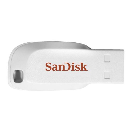 Εικόνα της SanDisk Cruzer Blade 16GB White SDCZ50C-016G-B35W