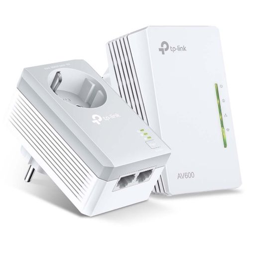Εικόνα της Powerline Tp-Link WPA4226 v5 AV600 Passthrough Wireless Starter Kit