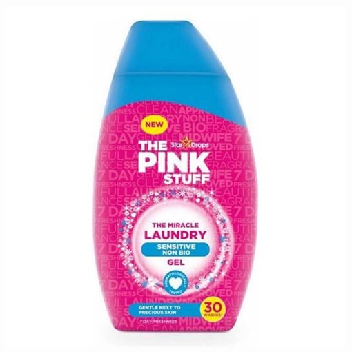 Εικόνα της Απορρυπαντικό  Ρούχων Gel The Pink Stuff The Miracle Laundry Sensitive Non Bio 900ml