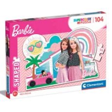 Εικόνα της Clementoni - Παιδικό Puzzle Barbie SuperColor Shaped 104pcs 1210-27163