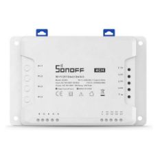 Εικόνα της DIY Smart Ενδιάμεσος Διακόπτης Sonoff 4CHR3 4 Gang με Wi-Fi White M0802010003